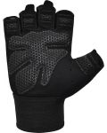 Фитнес ръкавици RDX - W1 Half,  сиви/черни - 6t
