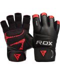 Фитнес ръкавици RDX - L7, размер S, червени/черни - 1t