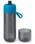 Филтрираща бутилка за вода BRITA - Fill&Go Active, 0.6 l, синя - 2t