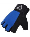Фитнес ръкавици RDX - W1 Half+,  сини/черни - 5t
