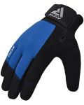 Фитнес ръкавици RDX - W1 Full Finger+,  сини/черни - 5t