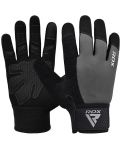 Фитнес ръкавици RDX - W1 Full Finger+,  сиви/черни - 1t