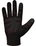Фитнес ръкавици RDX - W1 Full Finger+,  червени/черни - 4t