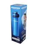 Филтрираща бутилка за вода Aquaphor - City, 0.5 l, 3 филтъра, синя - 4t