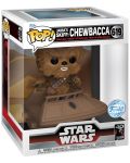 Фигура Funko POP! Deluxe: Star Wars - Chewbacca (Jabba's Skiff) (Special Edition) #619 - 2t