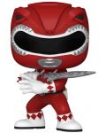 Фигура Funko POP! Television: Mighty Morphin Power Rangers - Red Ranger (30th Anniversary) #1374 - 1t