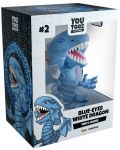 Фигура Youtooz Animation: Yu-Gi-Oh! - Blue-Eyes White Dragon #2, 10 cm - 2t