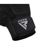 Фитнес ръкавици RDX - W1 Half+,  черни - 7t