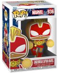 Фигура Funko POP! Marvel: Holiday - Gingerbread Captain Marvel #936 - 2t