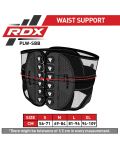 Фитнес колан RDX - Pull Lacing, размер L, черен - 2t