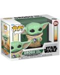 Фигура Funko POP! Television: The Book of Boba Fett - Grogu with Armor #584 - 2t