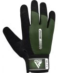 Фитнес ръкавици RDX - W1 Full Finger , зелени/черни - 3t