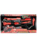 Детска играчка Ocie Red Guns - Автомат с 10 меки стрели - 3t