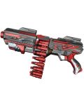 Детска играчка Ocie Red Guns - Автоматичен бластер, с 40 стрелии и патрондаш - 1t