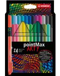Флумастери Stabilo Arty - pointMax, 24 цвята - 1t