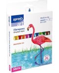 Флумастери Spree Art - 24 цвята, връх M - 1t