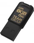 Флаш памет Team Group - C171, 8GB, USB 2.0, черна - 1t