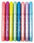 Флумастери Mitama - Jumbo Extra Glitter, 8 цвята - 2t