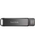 Флаш памет SanDisk - iXpand Flash Drive Luxe, 256GB, USB-C/Lightning - 3t