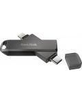 Флаш памет SanDisk - iXpand Flash Drive Luxe, 256GB, USB-C/Lightning - 1t