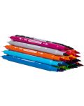 Флумастери Deli Color Emotion - EC151-24, 24 цвята, двувърхи - 2t