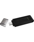 Флаш памет Kingston - DT 70, 256GB, USB 3.2 - 2t