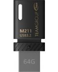 Флаш памет Team Group - M211, 64GB, USB 3.2 - 1t