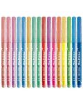 Флумастери Mitama - Glitter, 16 цвята - 2t