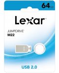 Флаш памет Lexar - JumpDrive M22, 64GB, USB 2.0 - 4t
