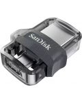 Флаш памет SanDisk - Ultra Dual Drive, 64GB, USB 3.0/Micro USB - 3t