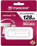 Флаш памет Transcend - Jetflash 730, 128GB, USB 3.0 - 4t