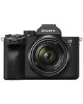 Безогледален фотоапарат Sony - Alpha A7 IV, 33MPx, 28-70mm, f/3.5-5.6 - 1t