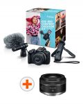 Фотоапарат Canon - EOS R50 Content Creator Kit, Black + Обектив Canon - RF 50mm, F/1.8 STM - 1t