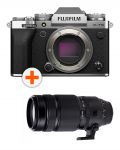 Фотоапарат Fujifilm X-T5, Silver + Обектив Fujinon XF 100-400mm F/4.5-5.6 R LM OIS WR - 1t