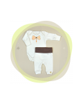 Сет бебешко боди с потури For Babies - Папионка, 50 cm, 0 месеца - 1t