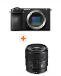 Фотоапарат Sony - Alpha A6700, Black + Обектив Sony - E, 15mm, f/1.4 G - 1t