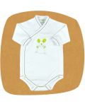 Боди камизолка с дълъг ръкав For Babies - Мишле, 0-1 месеца - 1t