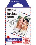 Фотохартия Fujifilm - за instax mini, Airmail, 10 броя - 1t
