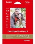 Фотохартия Canon - Plus Glossy II PP-201, 20 листа, 13x18 cm - 1t