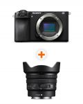 Фотоапарат Sony - Alpha A6700, Black + Обектив Sony - E PZ, 10-20mm, f/4 G - 1t