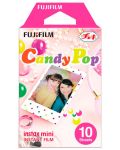 Фотохартия Fujifilm - за instax mini, Candy Pop, 10 броя - 1t