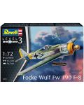 Сглобяем модел Revell - Военен самолет Focke Wulf Fw 190 F-8 (03898) - 1t