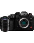 Безогледален фотоапарат Panasonic - Lumix GH6, 12-60mm, Black - 1t