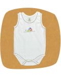 Бебешко боди потник For Babies - Цветно охлювче, 6-12 месеца - 1t