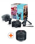 Фотоапарат Canon - EOS R50 Content Creator Kit, Black + Обектив Canon - RF 35mm f/1.8 IS Macro STM - 1t