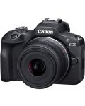 Фотоапарат Canon - EOS R100, RF-S 18-45mm, f/4.5-6.3 IS STM, Black + Обектив Canon - RF, 15-30mm, f/4.5-6.3 IS STM - 9t