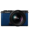 Фотоапарат Panasonic - Lumix S9, Lumix S 20-60mm f/3.5-5.6, син - 2t