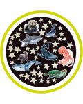 Фосфоресциращи стикери Brainstorm - Звезди и морски животни, 43 броя - 3t