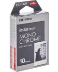Фотохартия Fujifilm - за instax mini, Monochrome, 10 броя - 2t