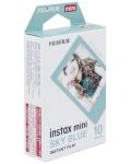 Фотохартия Fujifilm - за instax mini, Blue, 10 броя - 2t